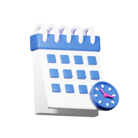 Calendar Deadline 3D Icon