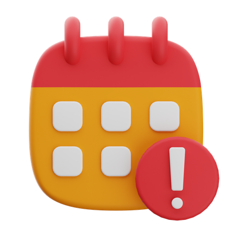 Calendar Event  3D Icon
