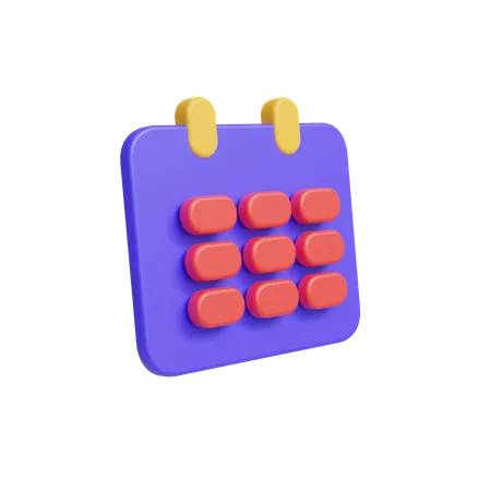 Calendar, event  3D Icon