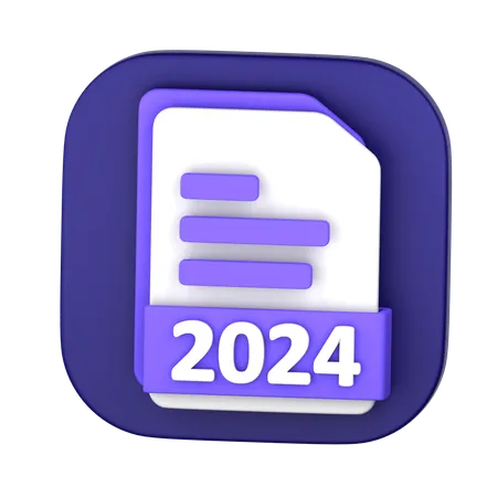 Calendar file  3D Icon