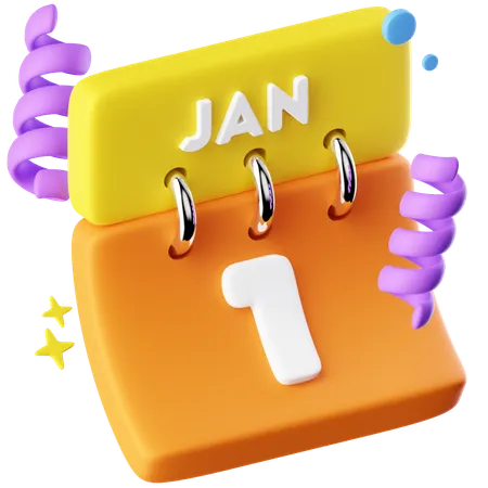 Calendar Flip2  3D Icon