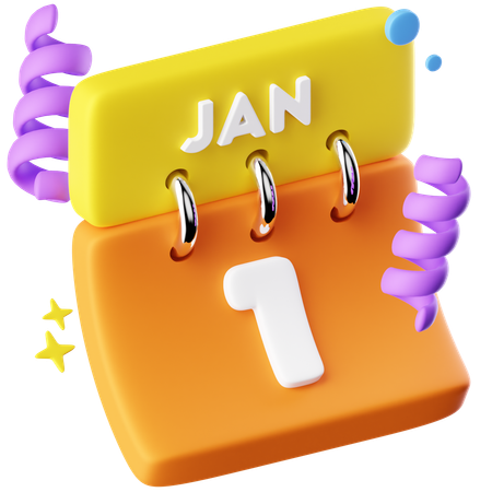 Calendar Flip2  3D Icon