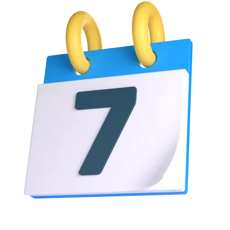 Calendar for School  3D Icon