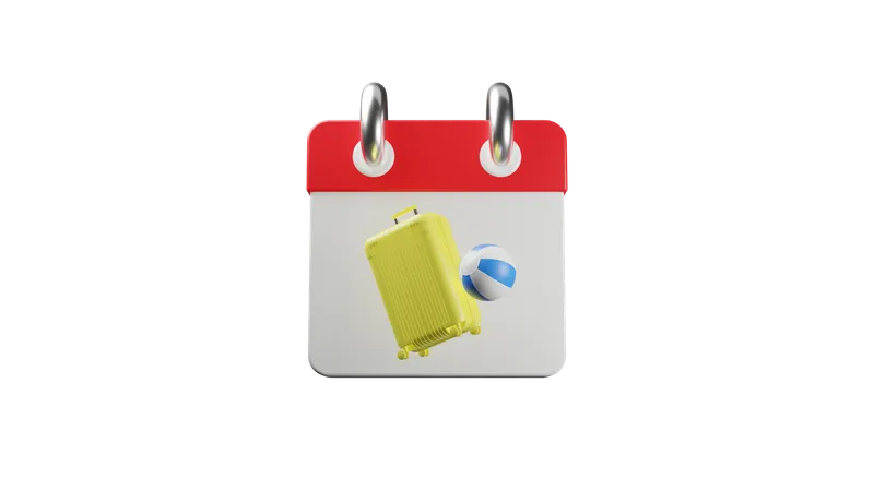 Calendar Holiday  3D Icon