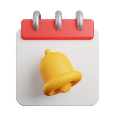 Calendar Notification  3D Icon