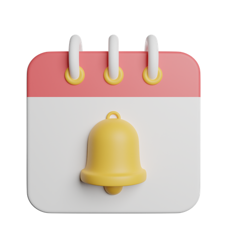 Calendar Notification  3D Icon