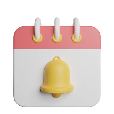 Calendar Notification  3D Icon