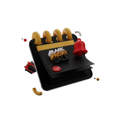 Calendar promotion 3D illustration  3D Icon