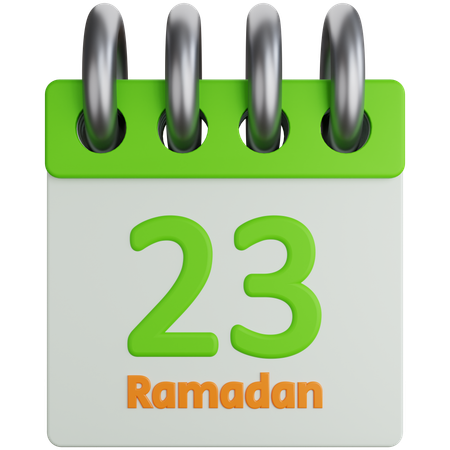 Calendar Ramadan  3D Icon