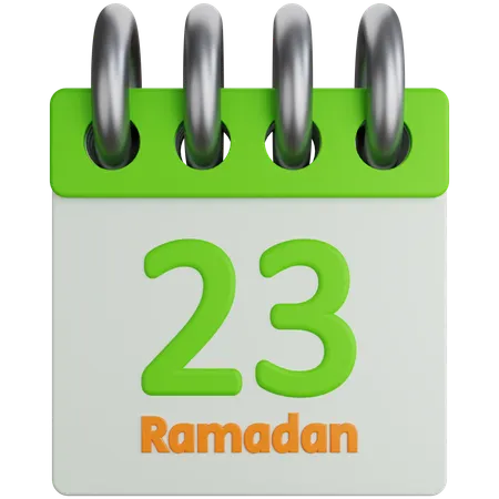 Calendar Ramadan  3D Icon