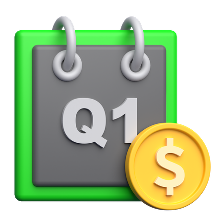 Calendar report  3D Icon