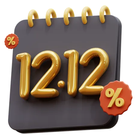 Calendar Sale  3D Icon