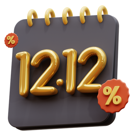 Calendar Sale  3D Icon
