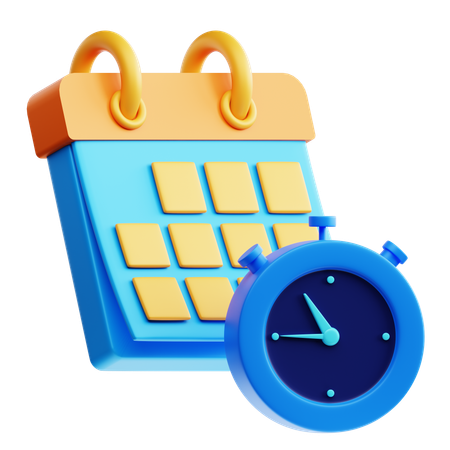 Calendar Schedule  3D Icon