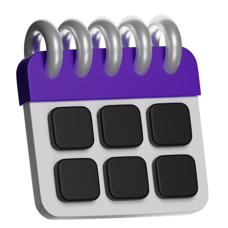 Calendar Schedule Management  3D Icon