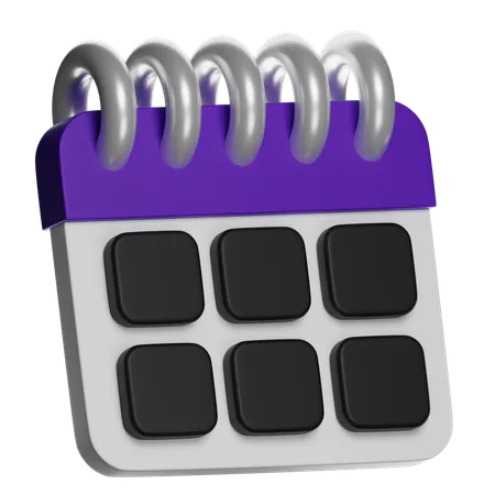 Calendar Schedule Management  3D Icon