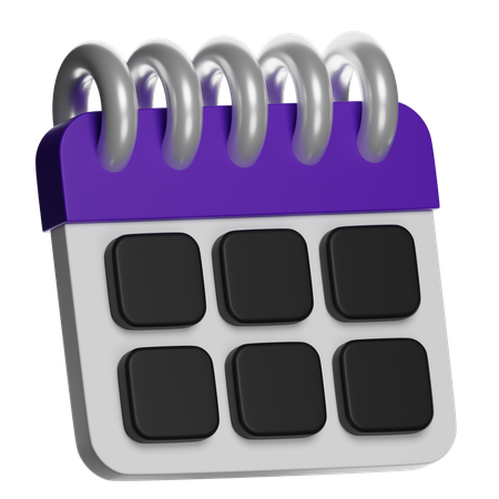 Calendar Schedule Management  3D Icon