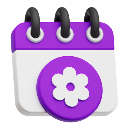 Calendar Setting  3D Icon