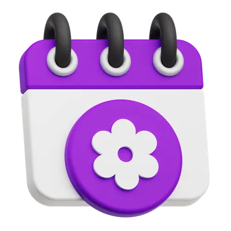 Calendar Setting  3D Icon