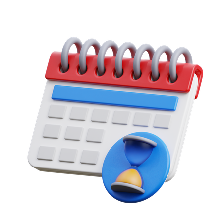 Calendar Time 3D Icon