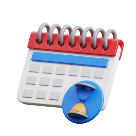 Calendar Time 3D Icon