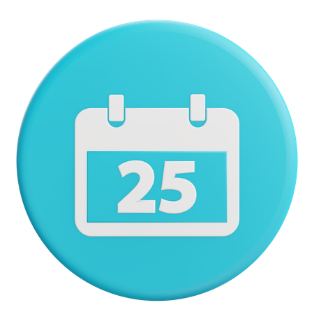 Calendário  3D Icon