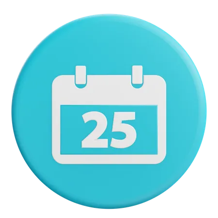 Calendário  3D Icon