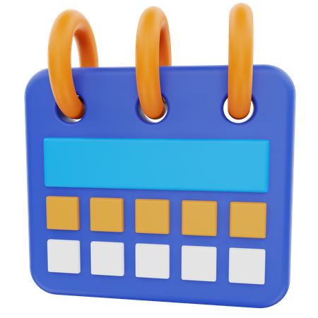 Calendário  3D Icon