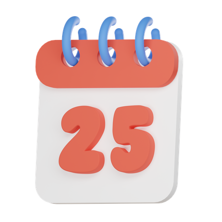 Calendário  3D Icon