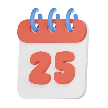 Calendário  3D Icon