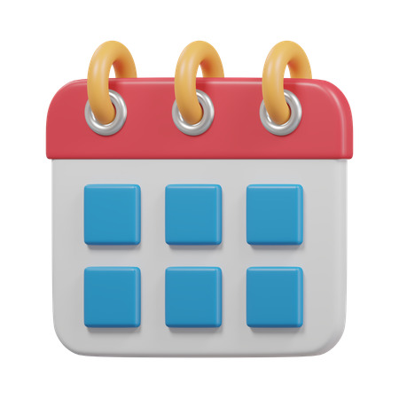 Calendário  3D Icon