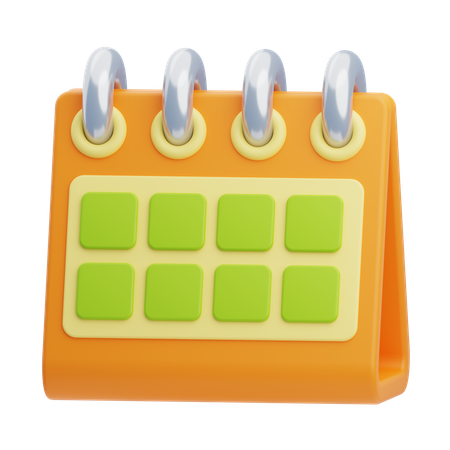 Calendario  3D Icon