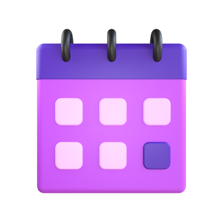 Calendario  3D Icon