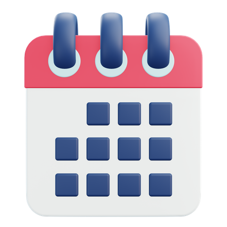 Calendario  3D Icon