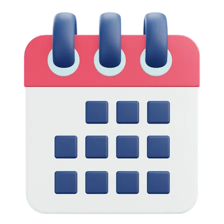 Calendario  3D Icon