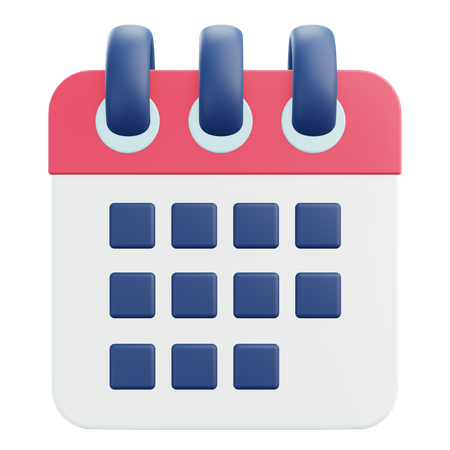 Calendario  3D Icon