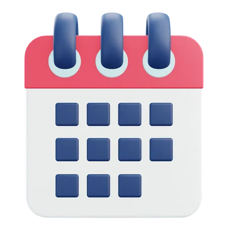 Calendario  3D Icon