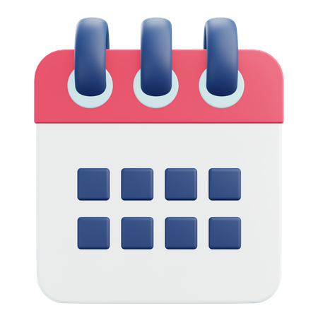 Calendario  3D Icon