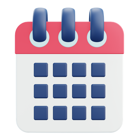 Calendario  3D Icon