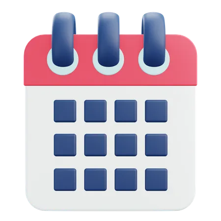 Calendario  3D Icon