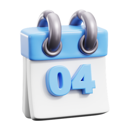 Calendario  3D Icon