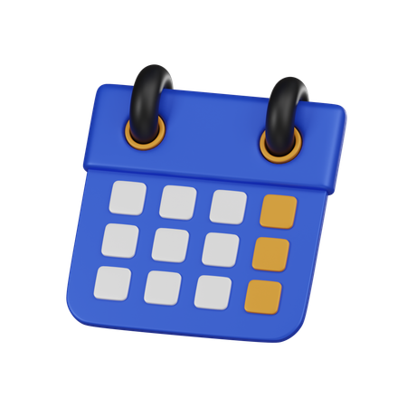 Calendário  3D Icon