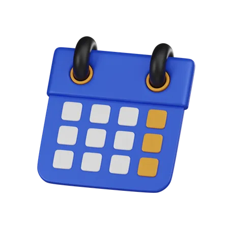 Calendário  3D Icon