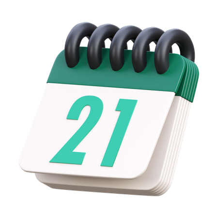 Calendario  3D Icon