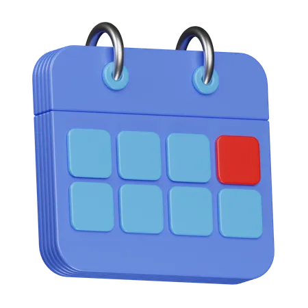 Calendario  3D Icon