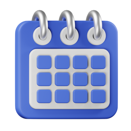 Calendário  3D Icon