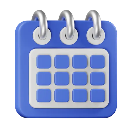 Calendário  3D Icon