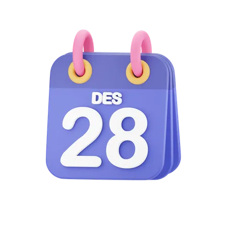 Calendário  3D Icon