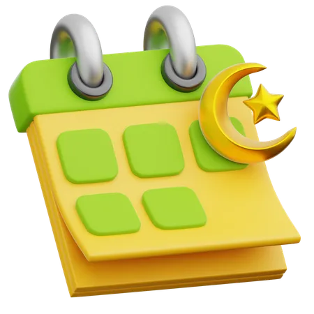 Calendário  3D Icon