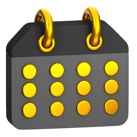 Calendario  3D Icon